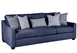 dakota navy queen size sleeper sofa