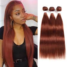 Add volume and length to your red hair with our stunning 100% remy human dark auburn hair extensions (#33). Brown Auburn Human Hair Bundles Kemy Hair Pre Colored Brazilian Straight Hair Weave Bundles 3 4 Pieces Non Remy Hair Extensions Hair Weaves Aliexpress