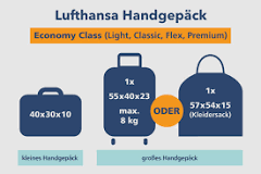 Ist ein Rucksack Handgepäck Lufthansa?
