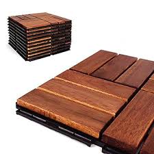 Deck Tiles Patio Pavers Acacia Wood
