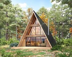 A Frame Vacation Cabin Architectural