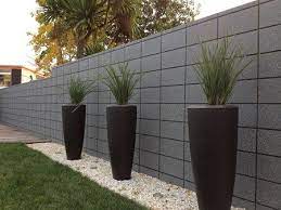 Concrete Block Perimeter Wall Fence