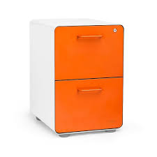 Plus, it has a white exterior with a. Poppin Stow 2 Drawer File Cabinet White Orange Staples Ca