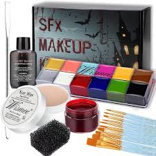 wismee face paint kit sfx makeup