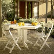 Salon De Jardin Vega Blanc 1 Table