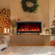 Belmont Curved Panel Electric Fireplace