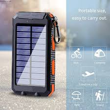 30000mah portable solar power bank with