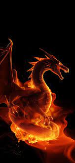 fire dragon black wallpapers fire
