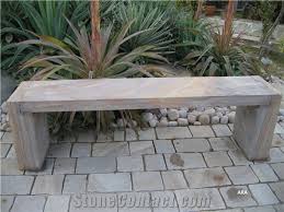 Natural Stone Benches Rainbow Sandstone