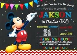 Free Mickey Mouse Party Invitations Guluca