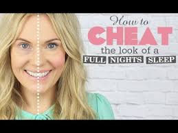 how to cheat the look of sleep you