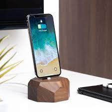 oakywood iphone geometric wood charging