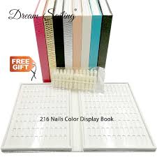 Us 0 85 14 Off False Nail Color Book Color Display Nail Art Gel Polish Color Card Nail Color Chart Palette Varnish Practice Board Manicure Tool On