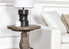 a console table and side table