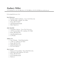 Professional References Page Plate Reference Sheet Example Hospital