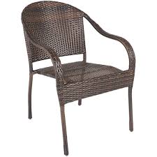 Stack Resin Wicker Arm Chair Z Gls