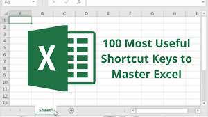 useful shortcut keys to master excel