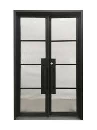 Wrought Iron Door Rain Glass