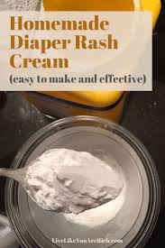 homemade diaper rash cream for really