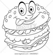 Iv been tired with some of the stuff i do lately.but also been too tired due to work.but since people are still in quarantine.have a free coloring page but please also credit me if u decide to share this with. Burger Hamburger Vector Photo Free Trial Bigstock