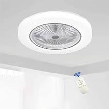 This ranier light ceiling fan boasts timeless good looks with its elegantly designed crystal light kit and brushed metal blades. Fan Ceiling Lamp Ceiling Fan With Lighting And Remote Control Dimmable Quiet Fan Creative Modern Invisible Ceiling Fans For Children S Bedroom Ceiling Light White Amazon De Beleuchtung