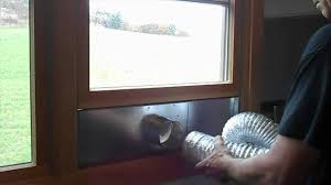 Compared to a horizontal sliding window, weathermaster hopper style vinyl windows with extruded aluminum screens let in more light, more ventilation, and, hoppers cost less. Window Dryer Vent Vent Works Youtube
