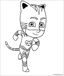 Today we've got you coloring pages of one of the most popular ongoing cartoon series pj masks. Catboy Of Pj Masks Coloring Pages Pj Masks Coloring Pages Coloring Pages For Kids And Adults