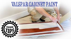 Valspar Cabinet Enamel Painting Cabinets Without Brush Marks Trade Tips