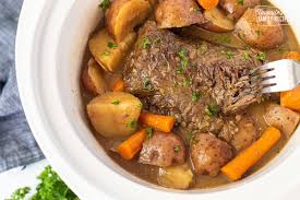 crockpot roast beef and vegetables a