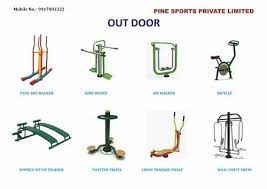 iron outdoor gym equipment set 5