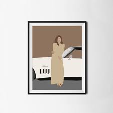Joan Didion Minimalist Poster Icon