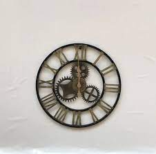 Cast Iron Round Wall Clock For