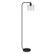 Henn Hart Fl0100 Seeded Glass Lamp One