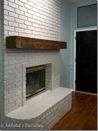 Brick Fireplace Mantel 58
