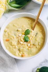 dairy free zucchini corn chowder