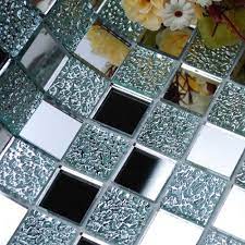 crystal glass backsplash kitchen tile