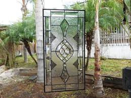 Handmade Beveled Stained Glass Panel