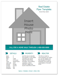 Home For Sale Flyer Word Template Free Nessplus