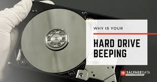 why is your external hard drive beeping