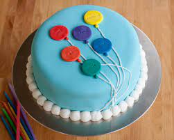 Cake Design With Balloons gambar png