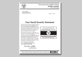 your social security statement is now