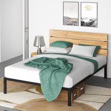 Zinus Paul Metal Wood Platform Bed