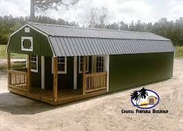 Cabin size from 14 x 20 to 14 x 36 and three sizes in between to get the right fit for your property. Starke Florida Inventory Coastal Portable Buildings Inc