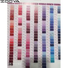 Zooya 5d Diy Diamond Painting Color Chart Square Round