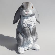 Rabbit Statue Garden Lop Eared Bunny