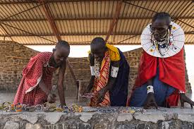 the maasai tribe in tanzania selling