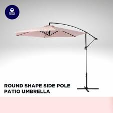 Side Pole Patio Umbrella Canopy Size