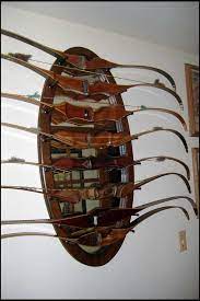 Recurve Bow Display Rack Traditional