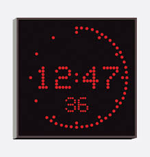 Wharton 4900e 05 R S Uk Clock 50mm Red