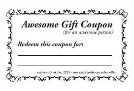 Redeemable Coupon Template Unique Make Your Own Custom Book